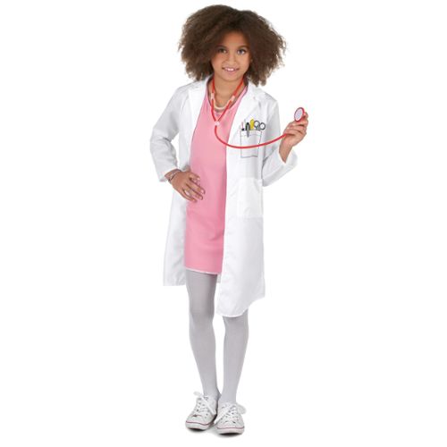 Blouse Docteur Enfants Jeu d'Imitation Jouet Deguisement Docteur Costume  Blouse Blanche Enfant Fille Garcon 3 4 5 Ans