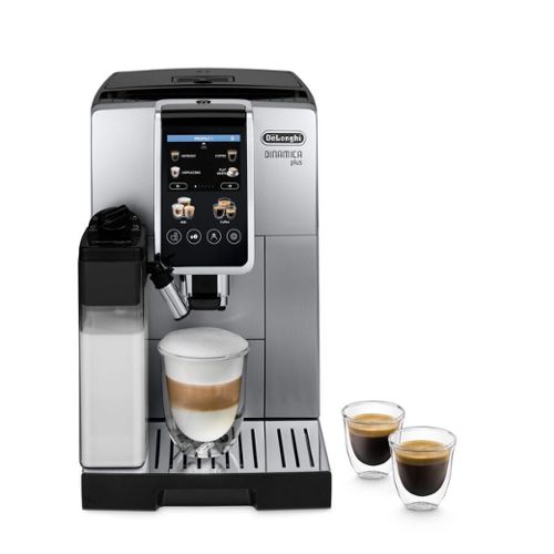 Acheter en ligne DELONGHI Dinamica Plus ECAM 370.95 T (Argent titane, 1.8  l, Machines à café automatique) à bons prix et en toute sécurité 