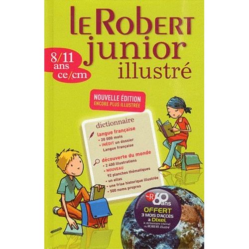 Le Robert Junior Illustré + son dictionnaire en ligne + clé