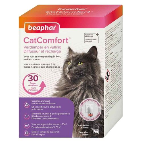 CatComfort - Diffuseur + Recharge Calmants Phéromones 30J pour