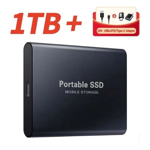 Acheter Disque dur externe SSD Portable disque dur externe haute vitesse  M.2 USB3.1 Interface disque de stockage de masse pour ordinateur Portable  Mac