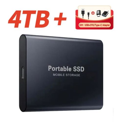 Acheter Disque dur externe SSD portable d'origine haute vitesse type-c/USB  3.1 disque dur à semi-conducteurs pour ordinateur de bureau/mac/ordinateur  portable