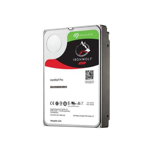 Seagate IronWolf ST12000VN0008 - Disque dur - 12 To - interne - 3.5 - SATA  6Gb/s - 7200 tours/min - mémoire tampon : 256 Mo