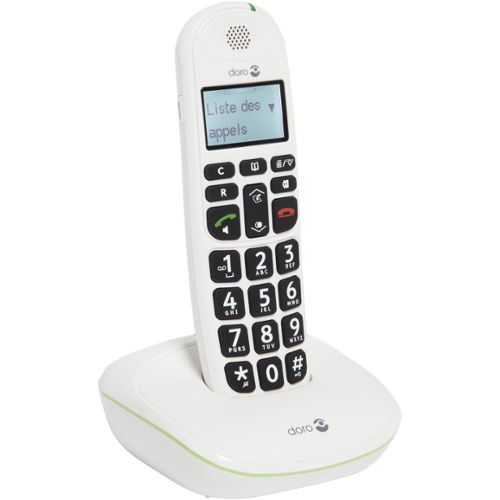 Téléphone fixe avec fil Doro PhoneEasy 312cs Blanc au meilleur