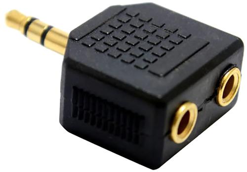 Câble Audio 23 Cm 3,5 Mm Double Connecteur Mâle Vers Femelle Adaptateur