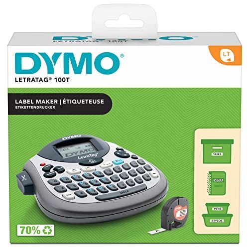 Dymo LetraTag LT-100H - Étiqueteuse - imprimante d'étiquettes monochrome -  impression par transfert thermique Pas Cher