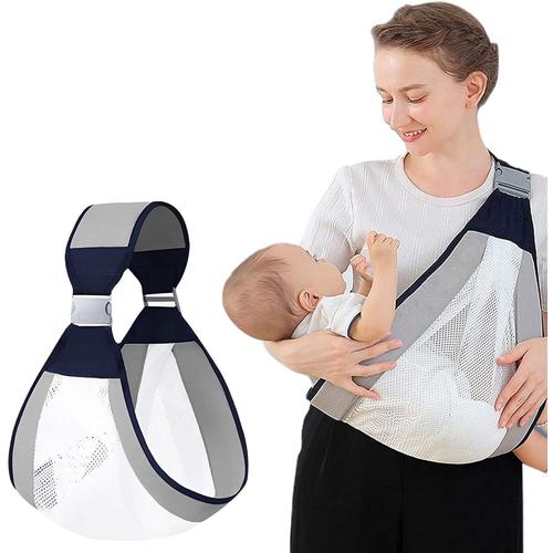 Écharpe de portage pour bébé jusqu'a 15kg,réglable, unisex - Porte