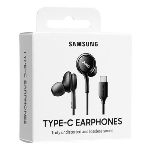 Écouteurs Samsung USB Type C Sound by AKG, Kit Mains Libres - Noir