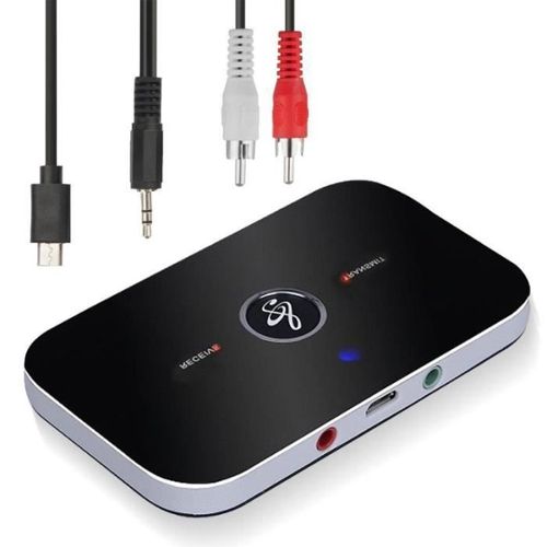 Adaptateur Bluetooth Audio 5.0 Récepteur Bluetooth émetteur 2 en 1 Mini  émetteur/récepteur sans fil avec prise de câble audio 3,5 mm 300 MAH,  récepteur Bluetooth pour voiture TV PC ordinateur portable système stéréo