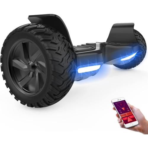 Hoverboard Tout Terrain 8.5, hoverboard Hummer SUV, Bluetooth et APP, 700W