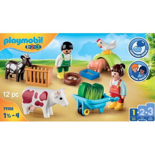 Cherche et trouve : La ferme Playmobil 123