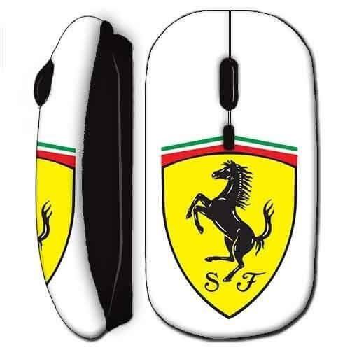 Porte-Clés en Cuir Logo Ferrari Scuderia Ferrari Formula 1 Team Officiel