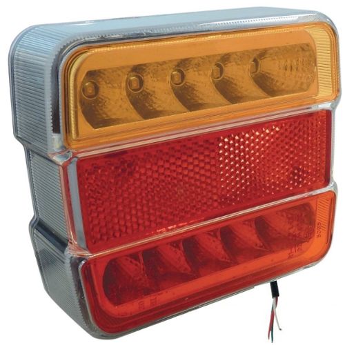 1 paire 6 22-LED ovale rouge Stop/clignotant/frein/marqueur/queue