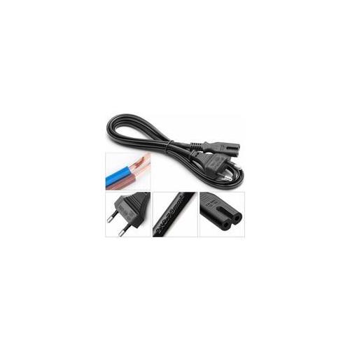 Câble D'Alimentation Eu 2 Broches 90 Degrés C7 18Awg, Câble D