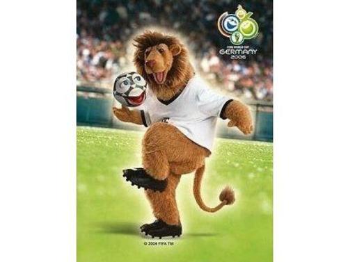 Peluche doudou Adidas Goleo Lion 2006 coupe du monde de football