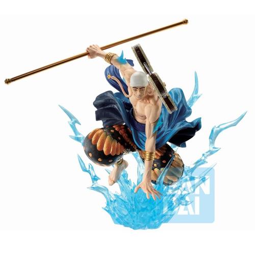 21.5cm Anime One Piece BT Enel Figure GK Goro Goro no Mi Manga