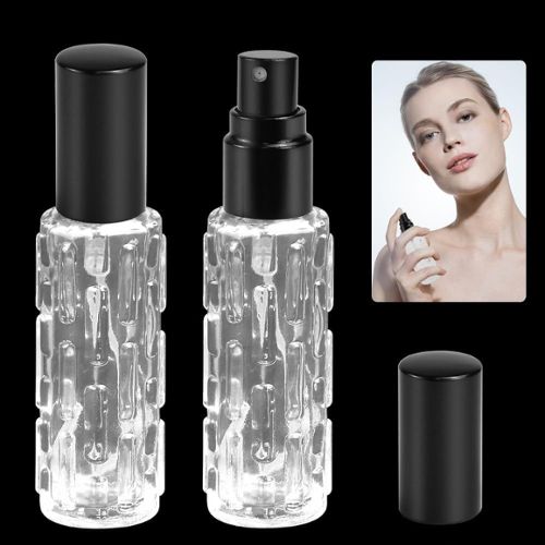 Flacon de parfum rechargeable, 30ml/50ml/100ml, blanc cristal
