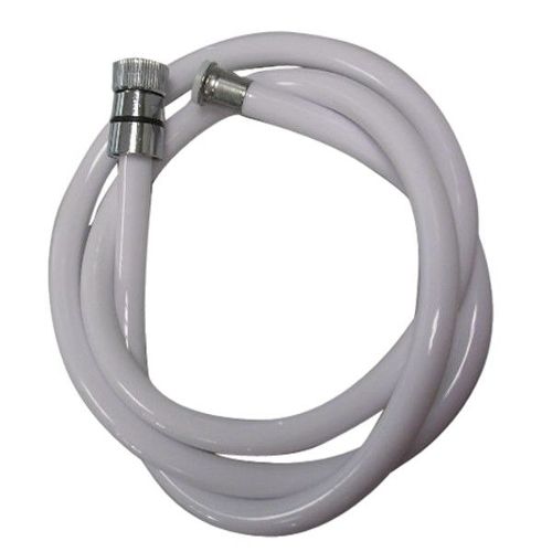 Flexible de douche blanc en PVC - longueur 1m50