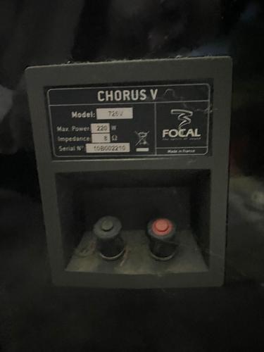 Enceintes Focal Chorus 706V Avec Pieds - Neuves - Paire