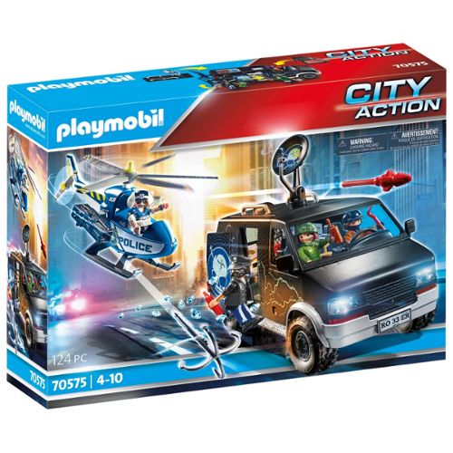 Playmobil - 6043 - fourgon de police avec sirene et gyrophare