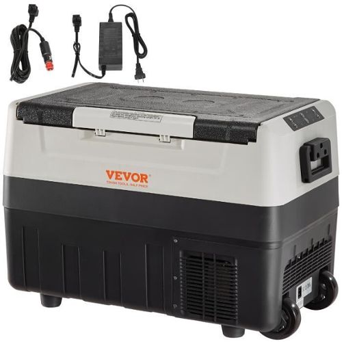 VEVOR 20L 22L 35L 45L 55L Réfrigérateur de Voiture Mini Congélateur Glacière  Portable Frigo Auto 12/