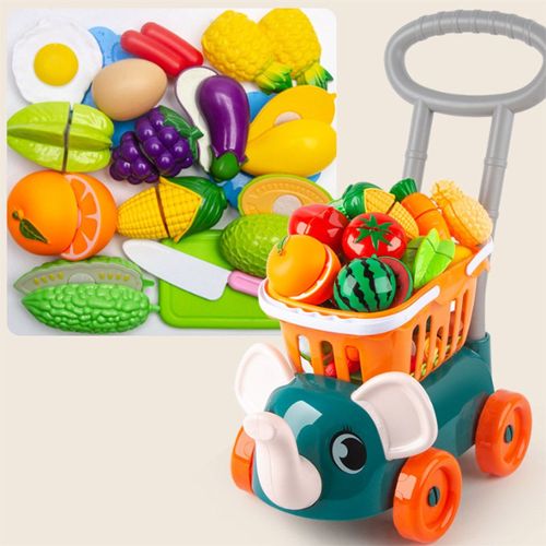 Jouet fruits fruits et légumes puzzle cuisine légumes couper enfants bébé  garçons et filles ensemble jouets