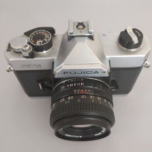 Vintage appareil photo FUJICA STX 1N Tamron Noir Parfait état 