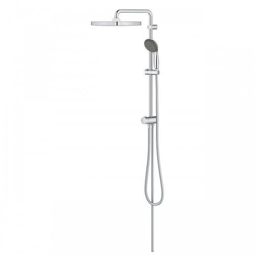 Colonne de douche thermostatique GROHE Vitalio Joy Shower System 310 +  Tablette d'angle GROHE Start