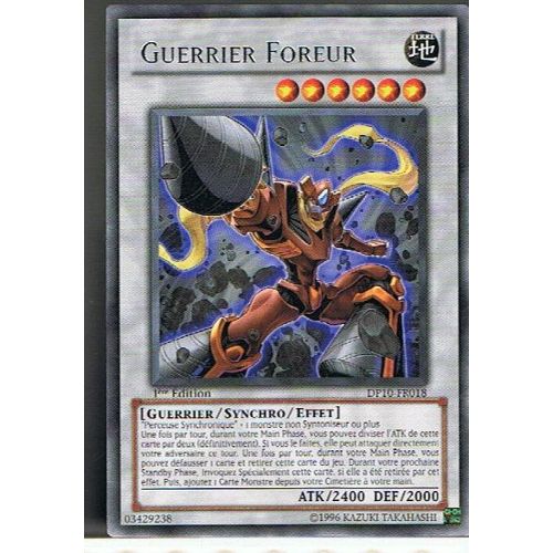 OCCASION Carte Yu Gi Oh GUERRIER FOREUR DREV-FRSE1