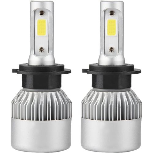 Kit Ampoules LED H1 Blanc pur 6500K Phares avants 72W - Donicars