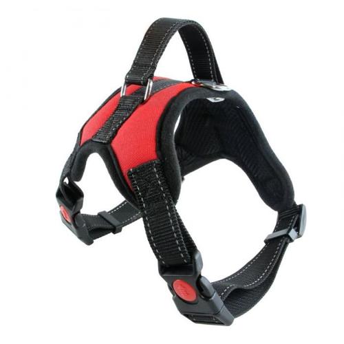 Harnais pour Chien Hunter Divo Rouge Gris Réfléchissant Taille XS (34-47  cm)