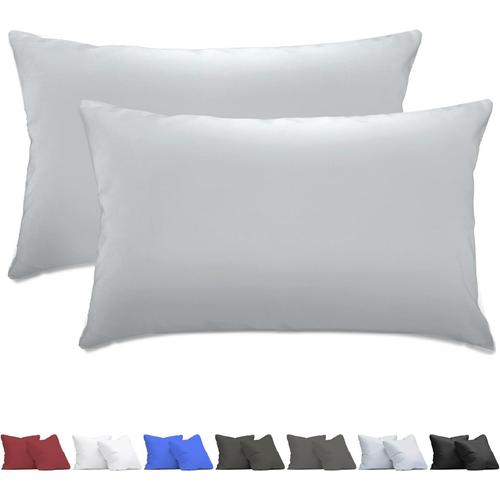 2 pièces Housse de coussin pour dormeur latéral 40 x 145 cm, taie d'oreiller  pour