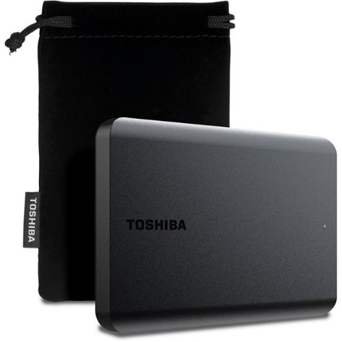 Housse rigide de protection noire antichoc pour disque dur externe portable  de 2,5 pouces