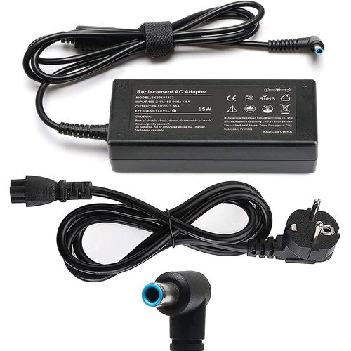 FSKE® Chargeur pour Ordinateur Portable HP 65W 19.5V 3.33A, Adaptateur  Secteur pour HP Stream 11 13 14 X2 Series, HP Spectre, HP Pavilion x360 11  13 15, ProBook G3 G4 G5 G6 Alimentation 4.5 * 3.0mm : :  Informatique