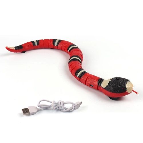 rc serpent simulation cobra infrarouge télécommande serpents réalistes en  plastique animal usb rechargeable jouet pour enfants