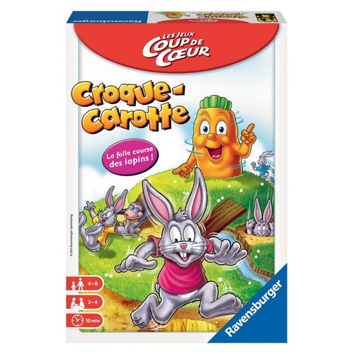 Ravensburger - Jeux d'action - Mon premier Croque Carotte - Coucou Caché !