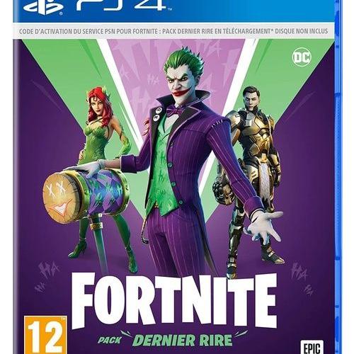 Fortnite : le jeu (et le pack Dernier Rire) en boîte sur PS5 et