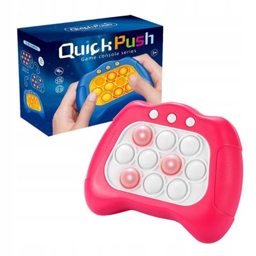 Pop It Fidget Toy, Console de Jeu Quick Push Bubbles, Jeu électronique  Fidget, Push Pop Bubble Sensory Fidget Toy, Pop Puzzle Game Machine Cadeau  pour Adolescents, Enfants et Adultes (Bleu) : 