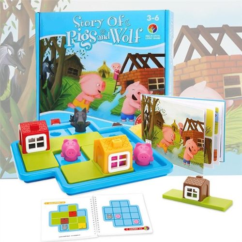 Smart Games - Les trois petits cochons Version française - Jeux de société