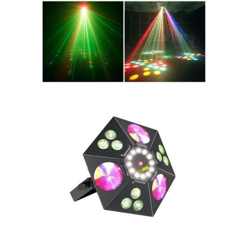 METEOR IX Power Lighting  Jeux de lumiere 4-en-1 : Wash, Flower, Strobe,  Laser 2-en-1