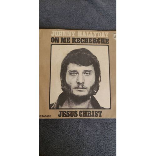Vinyle 45 tours sans pochette-Johnny Hallyday-Jésus Christ