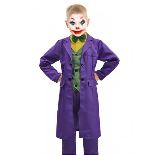 De Luxe le Joker Enfants Déguisement Batman Méchant Halloween Garçon +  Masque