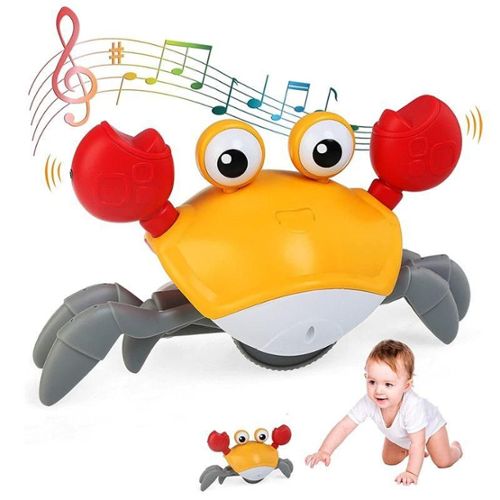 Jouets musicaux pour bébés garçons de 1 an Filles, jouets rampants pour  bébés avec musique et lumières, apprentissage jouets pour bébé pingouin 6  mois plus