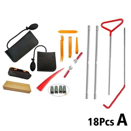 Kit d'outils de voiture avec pompe à sac à coin d'air, kit de verrouillage  de voiture à outil à longue portée, kit de déverrouillage de porte, Auto  Rem