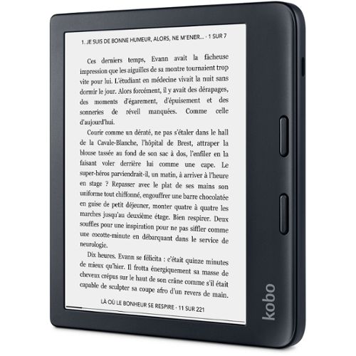 Coque pour Kobo Libra 2 Étui de liseuse portefeuille Origami iMoshion Noir  - Accessoires liseuse - Achat & prix