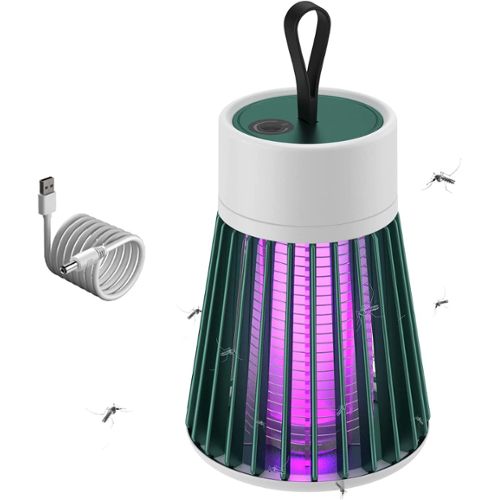 iPatio Lampe Anti-moustiques Moustique Tueur Lampe 5W UV Lampe Anti Moustique Electrique Efficace Portée 50m² Blanc Pas Rayonnement Répulsif pour Balcon Cuisine Chambre