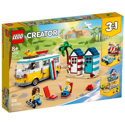 LEGO Creator 10279 pas cher, Le camping-car Volkswagen T2