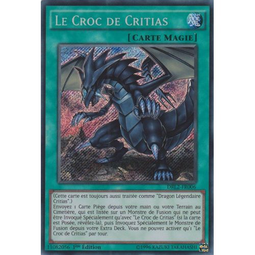 Carte YU-GI-Oh LEDD-FRA22 Le Croc de Critias Commune Neuf FR
