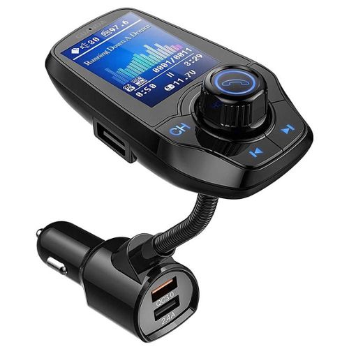 Lecteur MP3 Bluetooth voiture télécommande carte multifonctionnelle grand  écran>