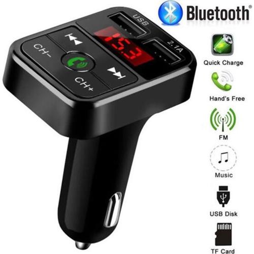 Mohard Bluetooth Voiture, Charge Rapide QC3.0 Transmetteur FM